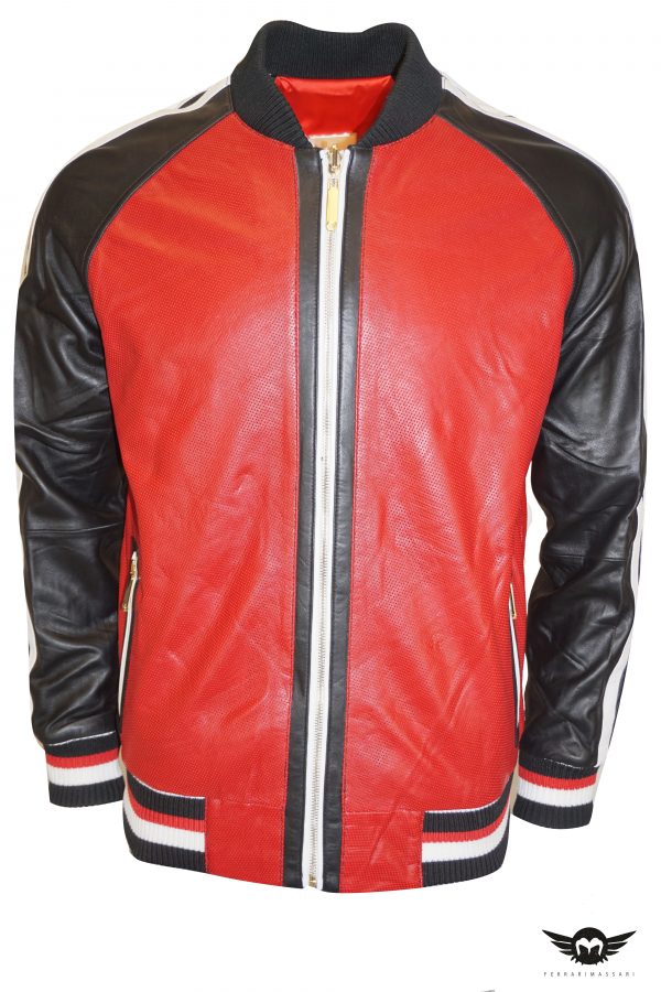 THE REVERISABLE BOSS LEATHER RED