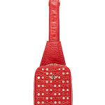 MINI MONEY BAG WHITE/RED